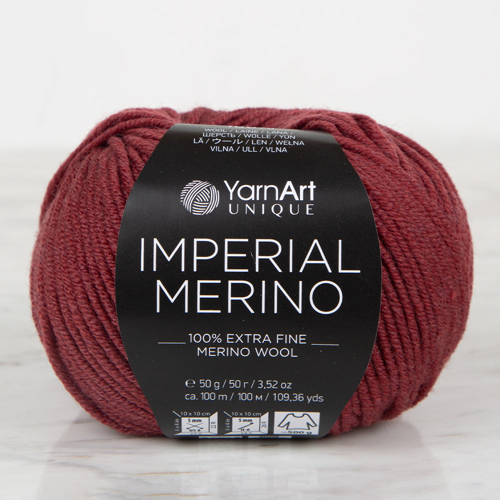 YarnArt IMPERIAL MERINO Kahverengi El Örgü İpi - 3312